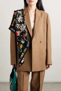 GUCCI Love Parade Tuch Aus Bedrucktem Seiden-Twill ,Schwarz -Offizielle GUCCI Website w920 q60 190