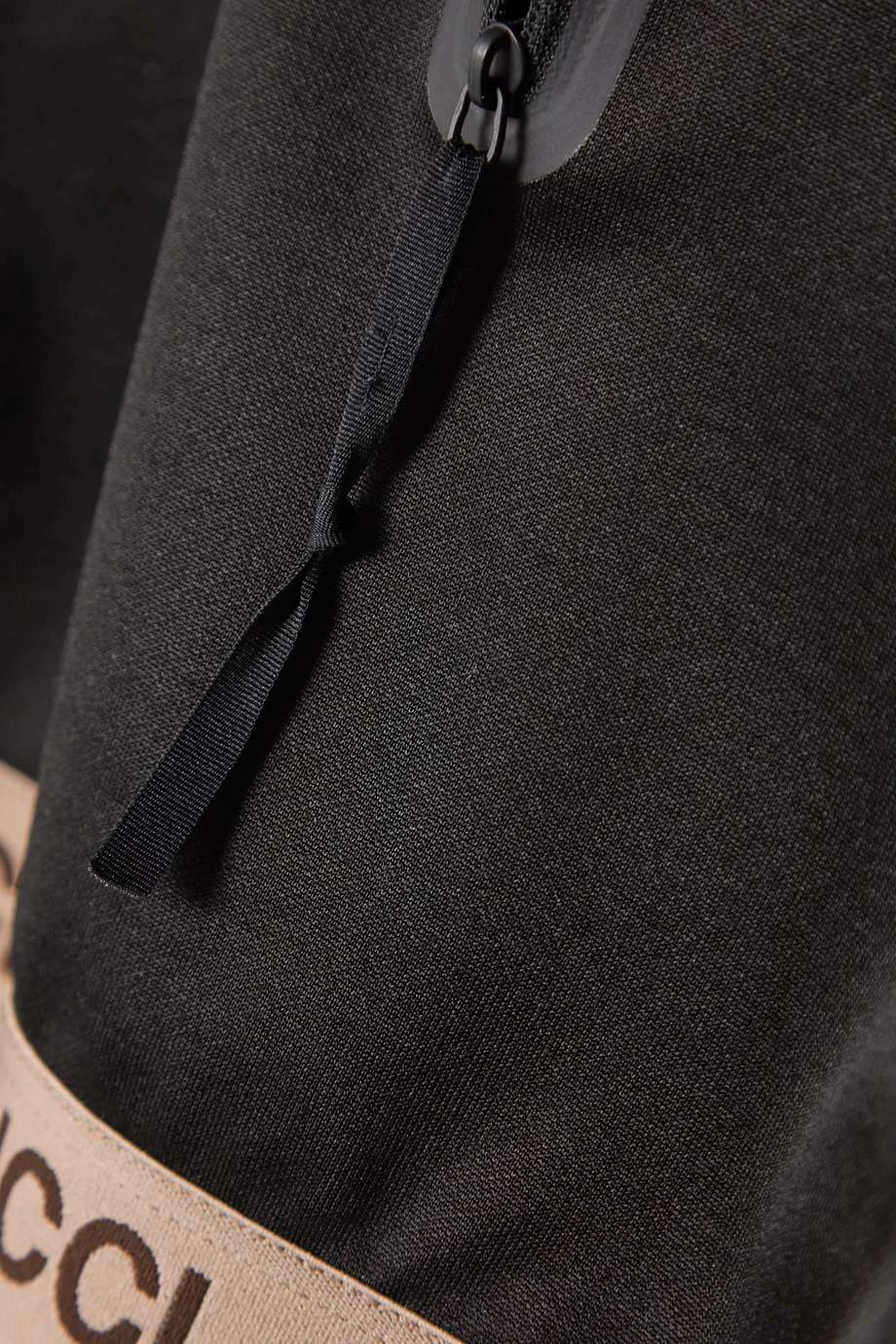 GUCCI + The North Face Verkürztes Sweatshirt Aus Technischem Jersey Aus Einer Baumwollmischung ,Schwarz 5 GUCCI + The North Face Verkürztes Sweatshirt Aus Technischem Jersey Aus Einer Baumwollmischung ,Schwarz – Bild 5