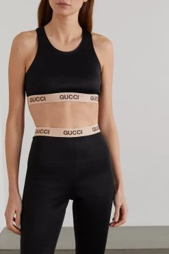 GUCCI + The North Face Bustier Aus Technischem Jersey Aus Einer Baumwollmischung ,Schwarz -Offizielle GUCCI Website w920 q60 1928