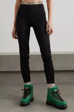 GUCCI + The North Face Leggings Aus Technischem Jersey Aus Einer Baumwollmischung ,Schwarz -Offizielle GUCCI Website w920 q60 1934