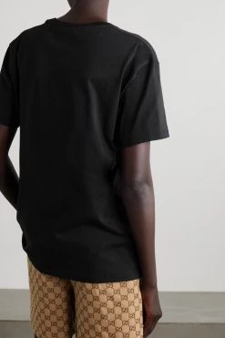 GUCCI + The North Face T-Shirt Aus Baumwoll-Jersey Mit Print ,Schwarz -Offizielle GUCCI Website w920 q60 1941