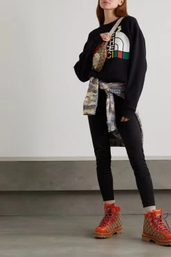 GUCCI + The North Face Sweatshirt Aus Baumwoll-Jersey Mit Print ,Schwarz -Offizielle GUCCI Website w920 q60 1949