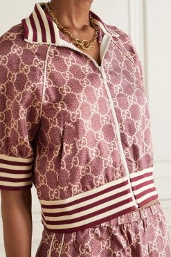 GUCCI Jacke Aus Bedrucktem Seiden-Twill ,Beige -Offizielle GUCCI Website w920 q60 1952