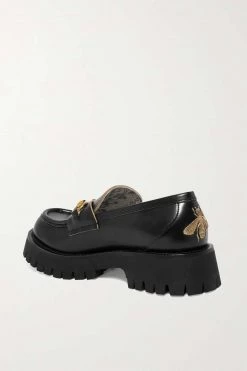 GUCCI Loafers Aus Leder Mit Horsebit-Detail, Plateau Und Metallic-Stickerei ,Schwarz 6 GUCCI Loafers Aus Leder Mit Horsebit-Detail, Plateau Und Metallic-Stickerei ,Schwarz -Offizielle GUCCI Website w920 q60 1961