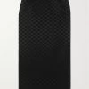 GUCCI Midirock Aus Jacquard Aus Einer Baumwollmischung ,Schwarz