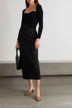 GUCCI Midirock Aus Jacquard Aus Einer Baumwollmischung ,Schwarz -Offizielle GUCCI Website w920 q60 1972