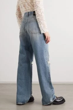 GUCCI Boyfriend-Jeans Aus Bio-Denim In Distressed-Optik ,Blau -Offizielle GUCCI Website w920 q60 1996