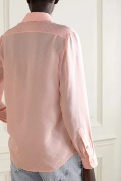 GUCCI Hemd Aus Seiden-Jacquard ,Pink -Offizielle GUCCI Website w920 q60 2006