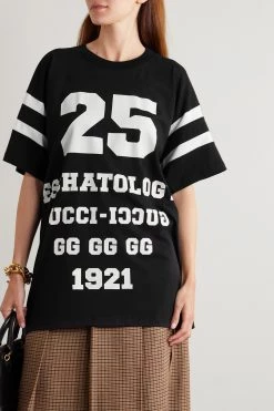 GUCCI Oversized-T-Shirt Aus Baumwoll-Jersey Mit Print ,Schwarz 7 GUCCI Oversized-T-Shirt Aus Baumwoll-Jersey Mit Print ,Schwarz -Offizielle GUCCI Website w920 q60 2027