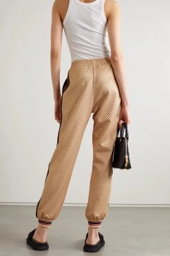 GUCCI Jogginghose Aus Bedrucktem Technischem Jersey Mit Streifen Und Applikation ,Beige -Offizielle GUCCI Website w920 q60 2032