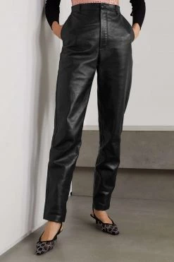 GUCCI Aria Karottenhose Aus Leder ,Schwarz -Offizielle GUCCI Website w920 q60 2084