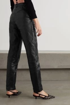 GUCCI Aria Karottenhose Aus Leder ,Schwarz -Offizielle GUCCI Website w920 q60 2085