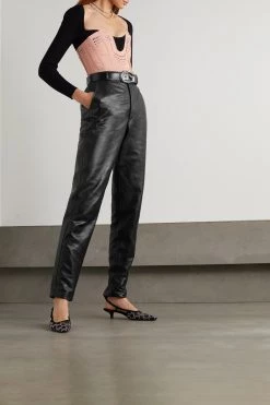 GUCCI Aria Karottenhose Aus Leder ,Schwarz -Offizielle GUCCI Website w920 q60 2087