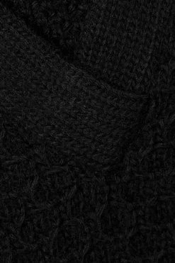 GUCCI Wandelbarer Zopfstrickpullover Aus Wolle ,Schwarz -Offizielle GUCCI Website w920 q60 2131