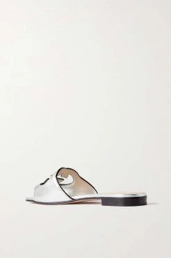 GUCCI Beloved Pantoletten Aus Metallic-Leder Mit Cut-out ,Silber 7 GUCCI Beloved Pantoletten Aus Metallic-Leder Mit Cut-out ,Silber -Offizielle GUCCI Website w920 q60 215