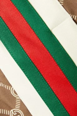 GUCCI Jogginghose Aus Bedrucktem Technischem Jersey Mit Webstreifen ,Braun -Offizielle GUCCI Website w920 q60 2161