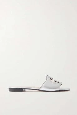 GUCCI Beloved Pantoletten Aus Metallic-Leder Mit Cut-out ,Silber 9 GUCCI Beloved Pantoletten Aus Metallic-Leder Mit Cut-out ,Silber -Offizielle GUCCI Website w920 q60 217