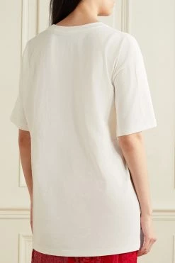 GUCCI Strawberry Oversized-T-Shirt Aus Baumwoll-Jersey Mit Print ,Weiß -Offizielle GUCCI Website w920 q60 2176