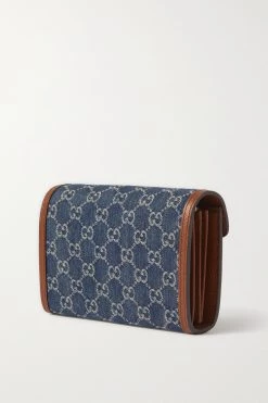 GUCCI Dionysus Mini Schultertasche Aus Bio-Denim Mit Jacquard-Muster Und Lederbesätzen ,Blau -Offizielle GUCCI Website w920 q60 2181