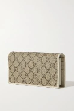 GUCCI Horsebit 1955 Schultertasche Aus Bedrucktem Beschichtetem Canvas Mit Lederbesätzen ,Weiß -Offizielle GUCCI Website w920 q60 2203