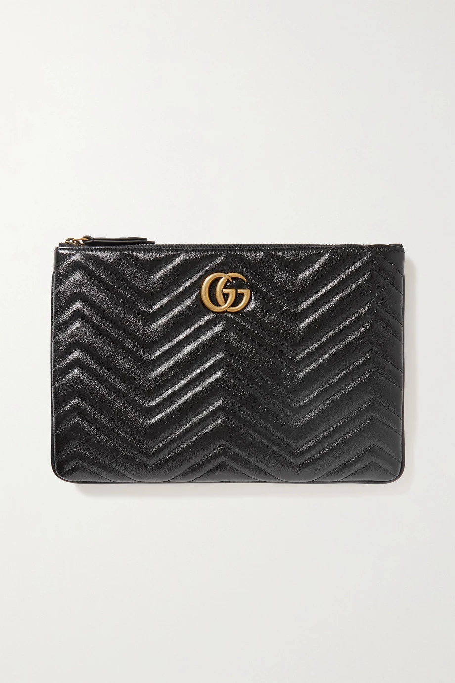 GUCCI GG Marmont Beutel Aus Gestepptem Leder ,Schwarz 1 GUCCI GG Marmont Beutel Aus Gestepptem Leder ,Schwarz