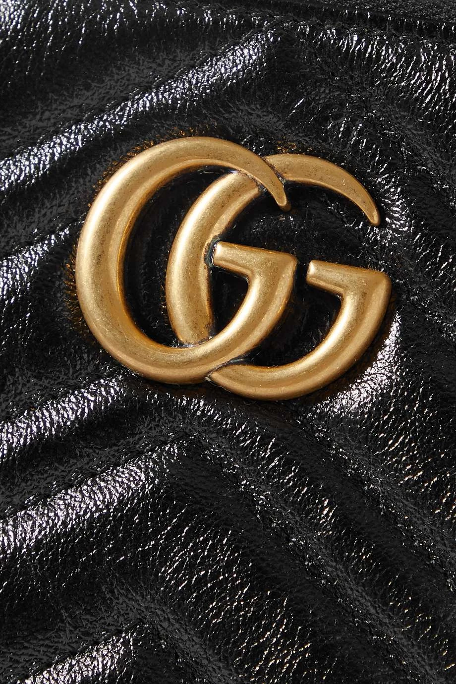 GUCCI GG Marmont Beutel Aus Gestepptem Leder ,Schwarz 4 GUCCI GG Marmont Beutel Aus Gestepptem Leder ,Schwarz – Bild 4
