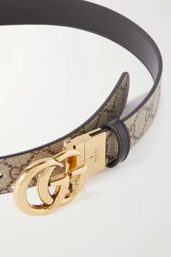 GUCCI Wendbarer Gürtel Aus Leder Und Beschichtetem Canvas Mit Print ,Elfenbein -Offizielle GUCCI Website w920 q60 2218