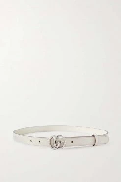 GUCCI Taillengürtel Aus Leder ,Wollweiß