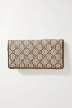 GUCCI Horsebit 1955 Portemonnaie Aus Beschichtetem Canvas Mit Print Und Lederbesätzen ,Braun -Offizielle GUCCI Website w920 q60 2224