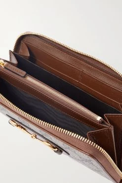 GUCCI Horsebit 1955 Portemonnaie Aus Beschichtetem Canvas Mit Print Und Lederbesätzen ,Braun -Offizielle GUCCI Website w920 q60 2226