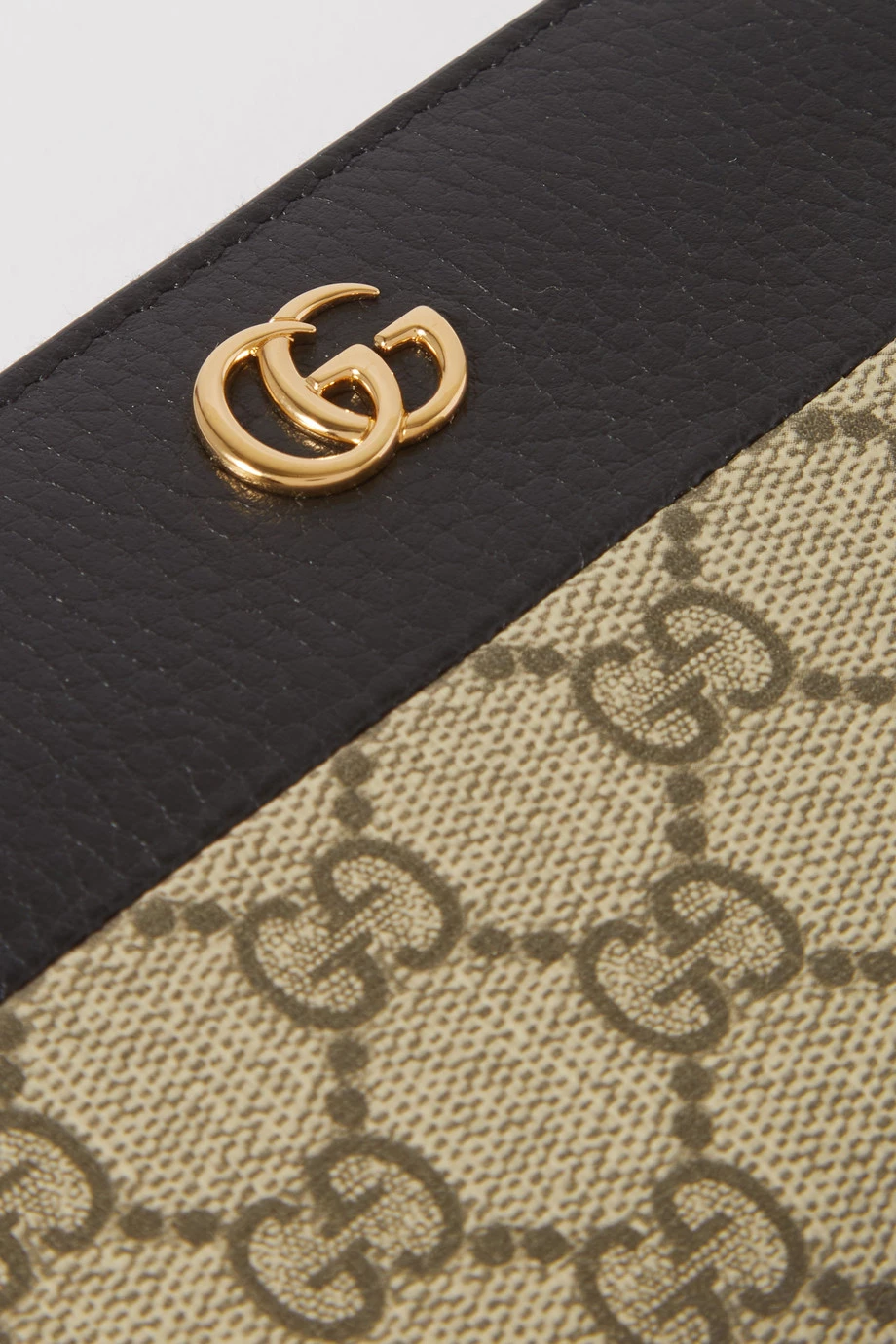 GUCCI GG Marmont Portemonnaie Aus Strukturiertem Leder Und Beschichtetem Canvas Mit Print ,Schwarz 4 GUCCI GG Marmont Portemonnaie Aus Strukturiertem Leder Und Beschichtetem Canvas Mit Print ,Schwarz – Bild 4