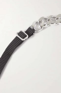 GUCCI Silberfarbener Choker Aus Ripsband Mit Kristallen 7 GUCCI Silberfarbener Choker Aus Ripsband Mit Kristallen -Offizielle GUCCI Website w920 q60 2239