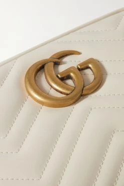 GUCCI GG Marmont Camera Kleine Schultertasche Aus Gestepptem Leder ,Weiß -Offizielle GUCCI Website w920 q60 2294