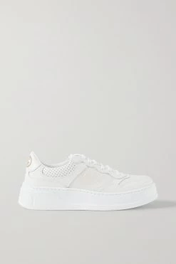 GUCCI Sneakers Aus Perforiertem Leder ,Weiß