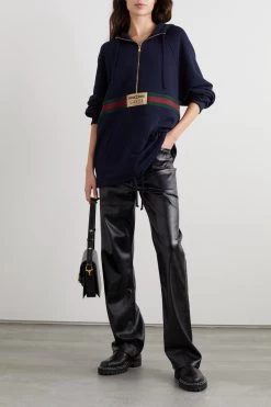 GUCCI Hoodie Aus Biobaumwoll-Jersey Mit Webbandbesatz Und Applikation ,Navy 11 GUCCI Hoodie Aus Biobaumwoll-Jersey Mit Webbandbesatz Und Applikation ,Navy -Offizielle GUCCI Website w920 q60 2339