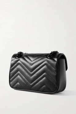 GUCCI GG Marmont 2.0 Schultertasche Aus Gestepptem Leder ,Schwarz -Offizielle GUCCI Website w920 q60 235