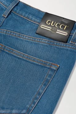 GUCCI Hoch Sitzende Schlagjeans Mit Applikation ,Blau -Offizielle GUCCI Website w920 q60 2358