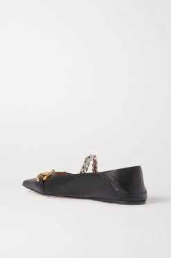 GUCCI Deva Ballerinas Aus Leder Mit Einklappbarer Fersenpartie Und Verzierungen ,Schwarz -Offizielle GUCCI Website w920 q60 2376