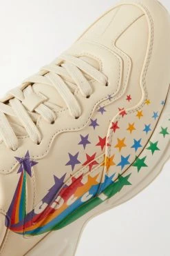 GUCCI Rhyton Sneakers Aus Leder Mit Print ,Elfenbein -Offizielle GUCCI Website w920 q60 2382