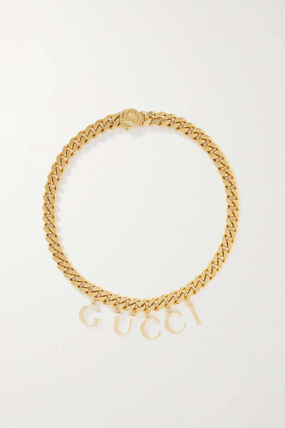GUCCI Goldfarbene Kette 1 GUCCI Goldfarbene Kette