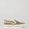 GUCCI Tennis 1977 Slip-ons Aus Bedrucktem Canvas ,Beige