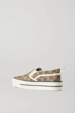 GUCCI Tennis 1977 Slip-ons Aus Bedrucktem Canvas ,Beige -Offizielle GUCCI Website w920 q60 2413