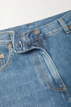 GUCCI Hoch Sitzende Jeans Mit Geradem Bein Und Horsebit-Details ,Mittelblauer Denim -Offizielle GUCCI Website w920 q60 2432
