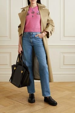 GUCCI Hoch Sitzende Jeans Mit Geradem Bein Und Horsebit-Details ,Mittelblauer Denim -Offizielle GUCCI Website w920 q60 2434