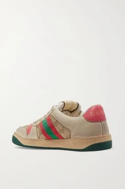 GUCCI Screener Sneakers Aus Canvas Und Distressed-Leder Mit Jacquard-Logomuster ,Beige 6 GUCCI Screener Sneakers Aus Canvas Und Distressed-Leder Mit Jacquard-Logomuster ,Beige -Offizielle GUCCI Website w920 q60 2444