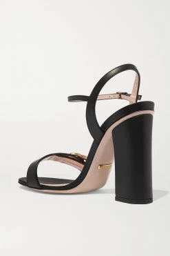GUCCI Marmont Sandalen Aus Leder Mit Logoverzierung ,Schwarz -Offizielle GUCCI Website w920 q60 2471