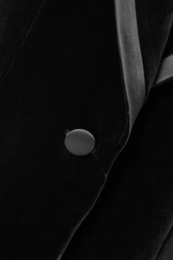 GUCCI Aria Blazer Aus Samt Aus Einer Baumwollmischung Mit Seidenbesatz ,Schwarz -Offizielle GUCCI Website w920 q60 2498