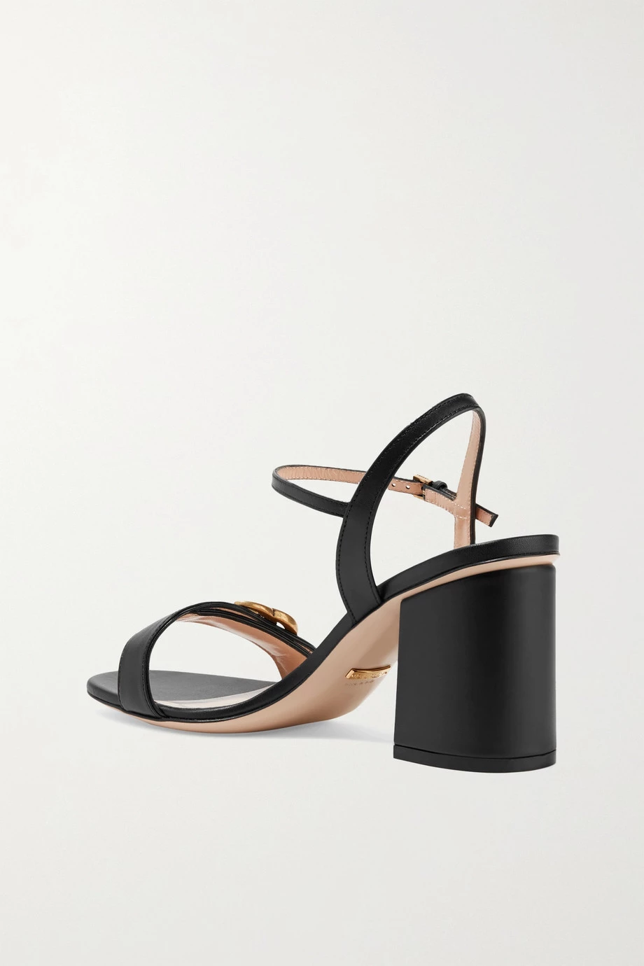 GUCCI Marmont Sandalen Aus Leder Mit Logoverzierung ,Schwarz 3 GUCCI Marmont Sandalen Aus Leder Mit Logoverzierung ,Schwarz – Bild 3