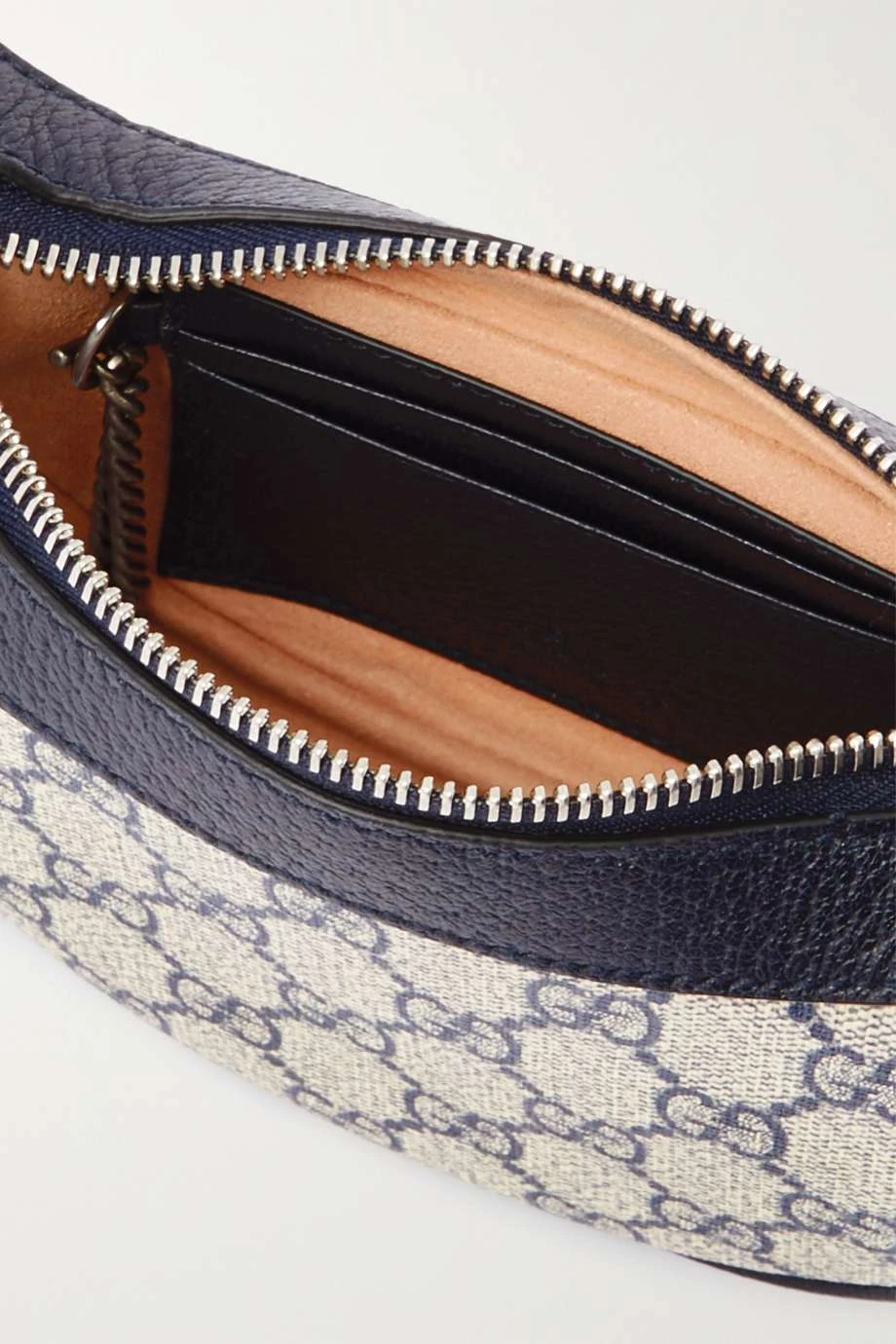 GUCCI Ophidia Mini Schultertasche Aus Beschichtetem Canvas Mit Print, Besätzen Aus Strukturiertem Leder Und Webstreifen ,Blau 5 GUCCI Ophidia Mini Schultertasche Aus Beschichtetem Canvas Mit Print, Besätzen Aus Strukturiertem Leder Und Webstreifen ,Blau – Bild 5