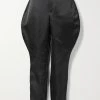 GUCCI Aria Karottenhose Aus Duchesse-Satin Mit Steg ,Schwarz